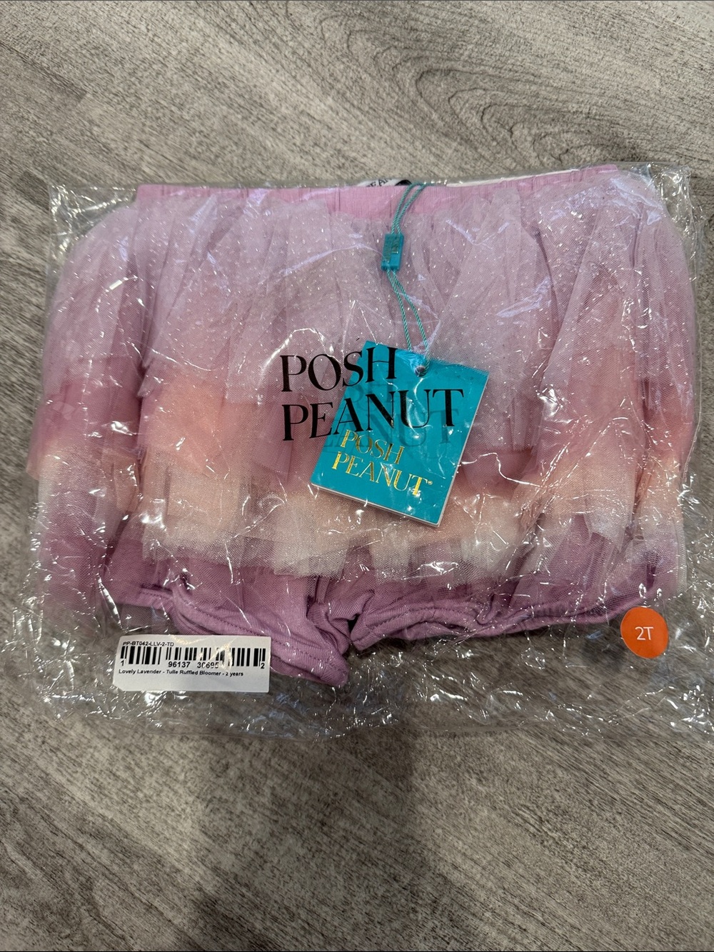 Posh Peanut Lavender and Blush Ombré Tulle Bloomer Skirt
